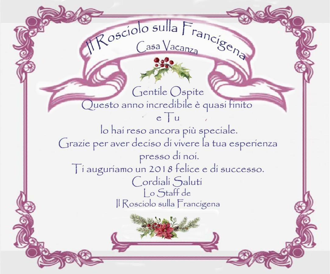 Il Rosciolo Sulla Francigena Formello Exterior foto